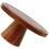 Suporte para bolo de madeira OUNONA marrom claro 19 cm (7,5 polegadas) 8