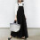 Vestido preto liso sem mangas para mulheres, com bolsos. 2