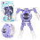 Purple electronic deformation watch with digital display 1