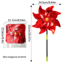 Yoloke Windspiel für den Garten, rot