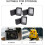 Sort blik spillekort etui med vindue 6 stk. 5