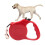 Correa para perros retráctil automática de 3 metros, color rojo. 2