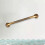 Antique brass wall-mounted bathroom grab bar 6