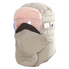 Windproof winter sports hat with thermal lining and