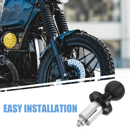 Support à rotule noir pour guidon de moto (1 pièce) 2