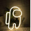Astronaut Neon Natlampe LED USB/Batteridrevet 1