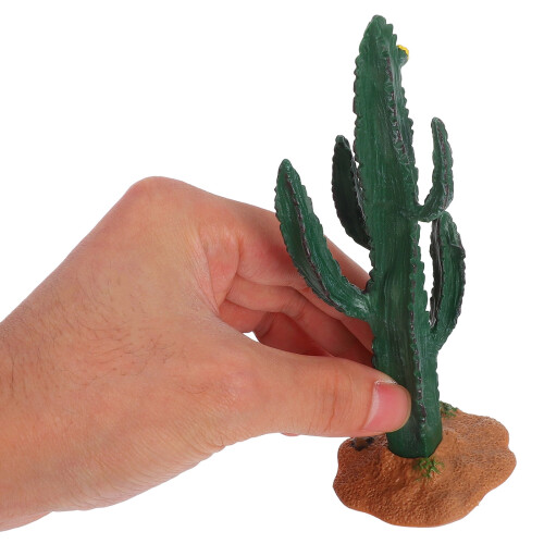 Decorazione con cactus artificiali, finta pianta grassa, 2 pezzi 2