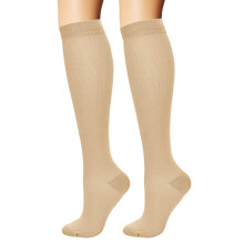 Women's Compression Socks Over-the-Knee Cotton Lace