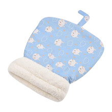Soft Plush Cat Sleeping Bag, Self-Warming Cat Cave Bed, Cozy Winter Sack for Indoor Cats, 21.65"x17.72", Blue