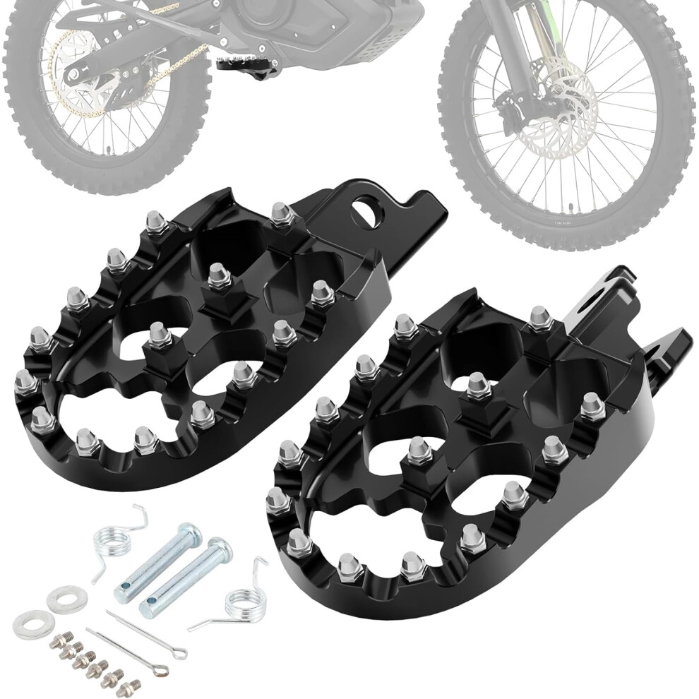 Motorcycle Foot Pegs Cnc Wider Rest Pedal For 72V/48V 971050627236