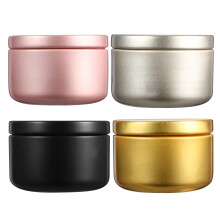 24 Pcs Candle Jars Empty Containers Candle Tins Candle Making Tins Round Candle Tins