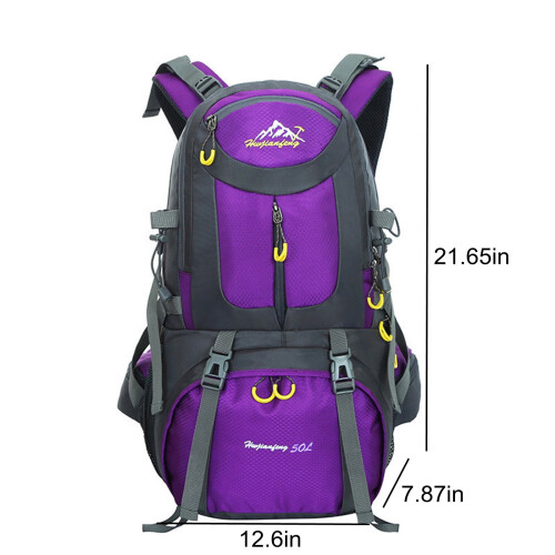 Hiking Backpack Men 50L Lightweight with Rain Cover 2