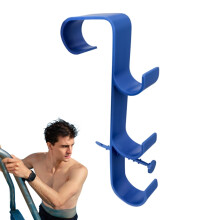 Pool Hooks for Poles Adjustable Stable Hose Hanger Patio Lawn Garden Supplies for Patio Deck Wall Clothes Sports Outdoor