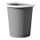 Ribbed plastic trash can small 1.5-gallon 1