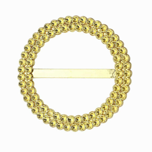 Fivelas de cortina para cadeiras com strass acrílico redondo de 5 cm (2 polegadas) 1
