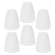 Light Lamp Shades for Floor Lamps Flat Plastic 6 Pcs