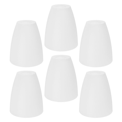 Light Lamp Shades for Floor Lamps Flat Plastic 6 Pcs