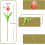 Tulipani artificiali viola chiaro in lattice morbido, 10 pezzi 2