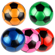 5Pcs PVC Inflatable Soccer Ball Smooth Elastic Assorted Colors