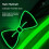 LED Light-Up Suspenders with Bow Tie Green 3