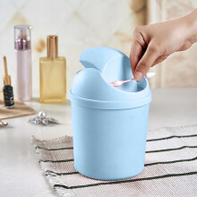 Mini Trash Can, Desktop Waste Bin with Lid, Compact Storage for Disposable Items, Home Office Kitchen Use, Organized Individuals