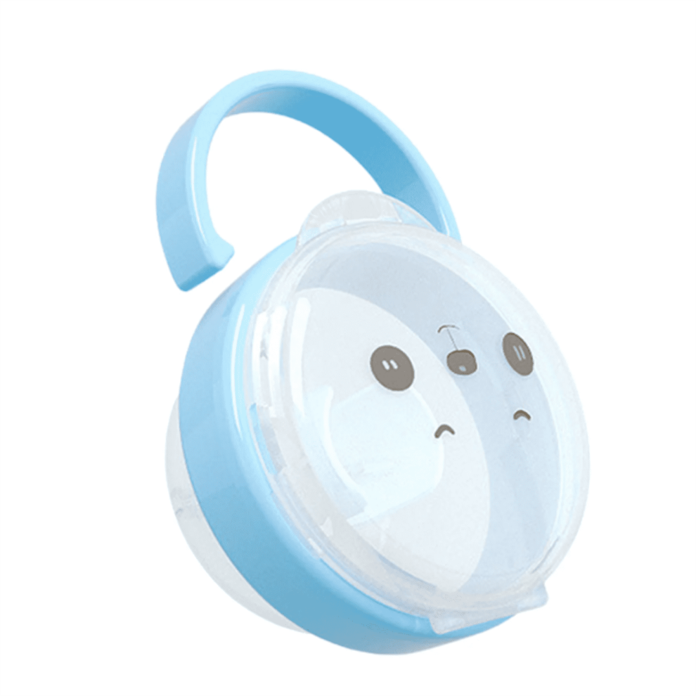 Panda Pacifier Case with Teething Toy and Storage