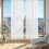 Cortinas Blackout Brancas 98x39 polegadas, 2 Painéis, Térmicas, com Ilhós 6