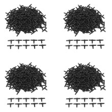 800Pcs 1/4 Inch Universal Barbed Tee Fittings, Drip Irrigation Barbed Connectors for 1/4 Inch Water Hose Connectors