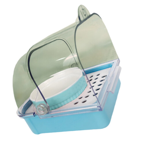Bird Feeding and Bathing Station for Small Parrots with