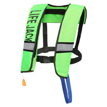 Adult marine auto-inflatable life jacket no gas canister