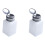 2X 200ML Capacity Liquid Oil Alcohol Dispenser Clear Bottle Container 1