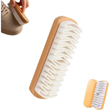 Minivana Suede Brush & Eraser with Wooden Handle – Compatible with Leather, Suede, Nubuck, Sneakers