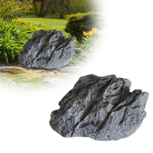 Outdoor rock cover decorative fiberglass boulder enclosure,