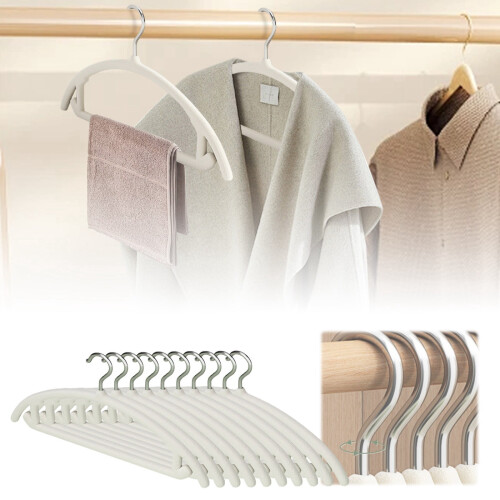 Sweater Hangers Non-Coated 10 Pack