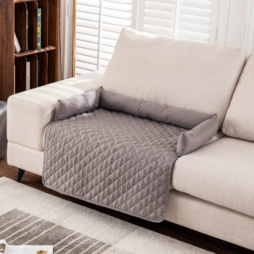 Calming Bed Mat Washable Plush Long Sofa Cover 1