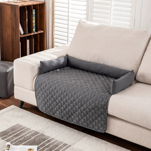 Calming Bed Mat Washable Plush Long Sofa Cover 2