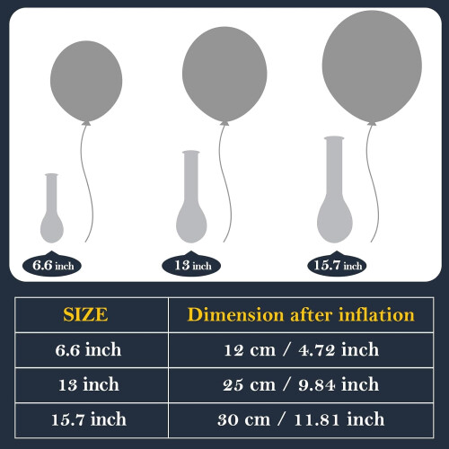 Μπαλόνια Latex Κόκκινα Μαύρα Χρυσά 6,6 Ίντσες 100 τεμάχια 2