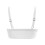 Women's Adjustable Square-Neck Wireless Yoga Bra White S 4