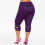 Γυναικείο παντελόνι Capri Plus Size με λάστιχο στη μέση 7