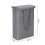Cesto de roupa suja cinza Slim45L com tampa e forro impermeável 3