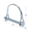 Trailer Coupler Lock Pin Set Silver 8 Pcs 2