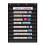 Heavy Duty 10-Pocket Classroom Chart Black 1