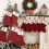 Weihnachtsstrumpf mit gesticktem Anfangsbuchstaben, rot-weiß, 1 Stück 7