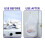 Clothes Basket White Nylon Hanging Laundry Basket 6