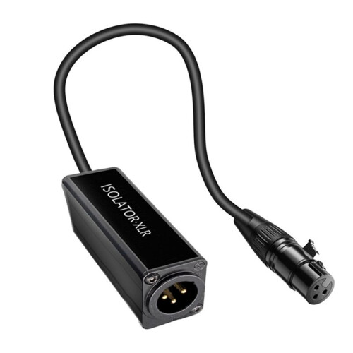 Audio Cable Isolator XLR Eliminates Noise Ground Loop Audio Isolator Eliminates Noise 1