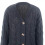 Γυναικεία πλεκτή ζακέτα μαύρη oversized με τσέπες XXL 8