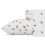 Ensemble de draps Queen en percale de coton blanc 200 fils 1