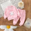 Ensemble pull et pantalon rose pour enfant, 18-24 mois 2