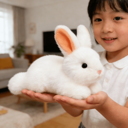 Plush Bunny Stuffed Animal - Soft Rabbit Toy 1 Count