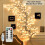 Rattan Wall Light with 96 LEDs 8 Modes USB Powered 7